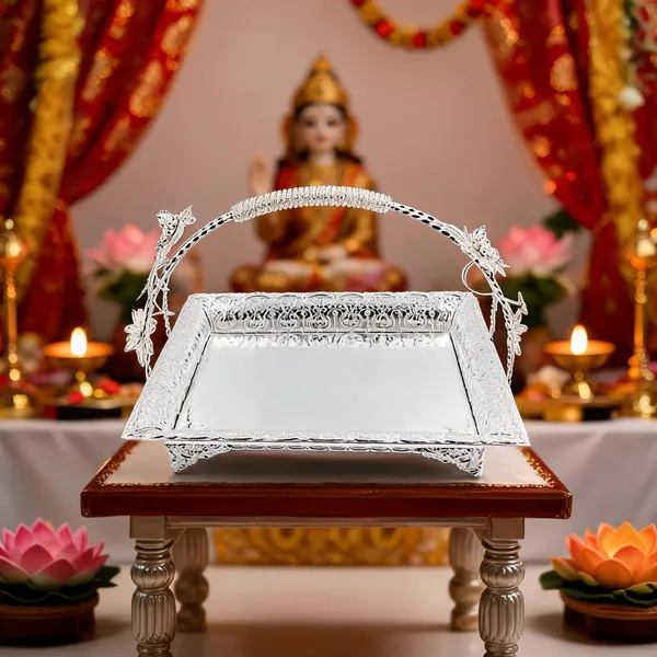 Metal_Festive_Ornate_Silver_Swing_Cradle