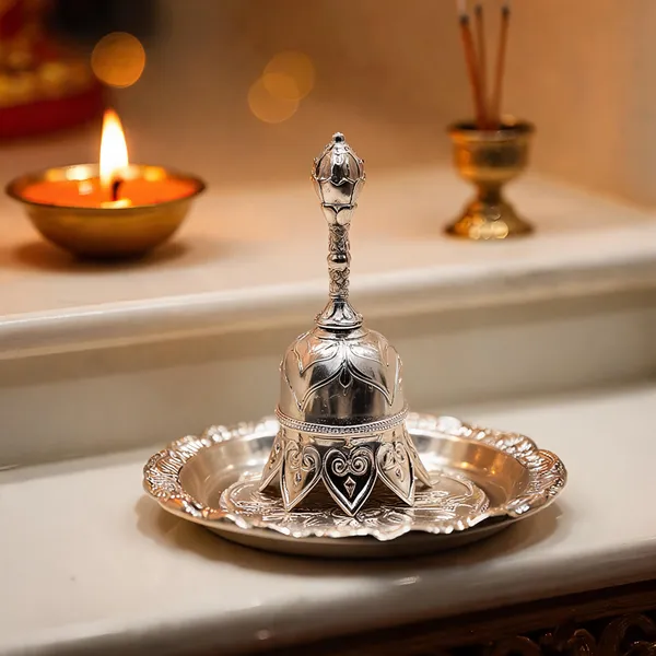 Metal_Ornate_Traditional_Pooja_Bell_Silver
