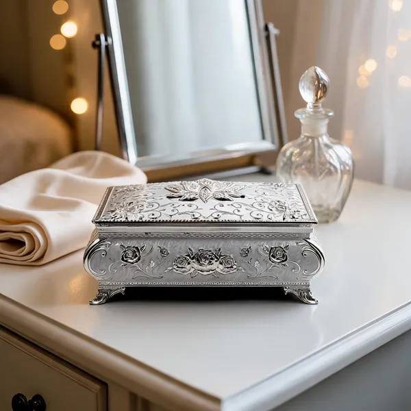 Metal_Decorative_Floral_Embossed_Jewellery_Box