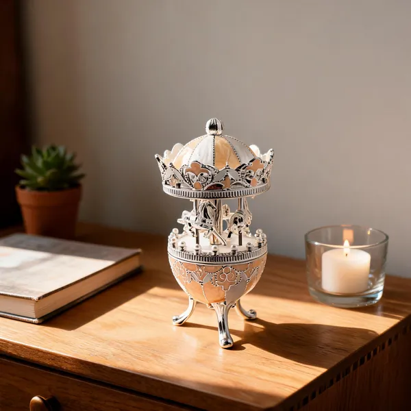 Metal_Ornate_Carousel_Decorative_Showpiece