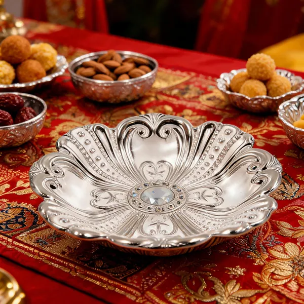 Metal_Decorative_Floral_Serving_Bowl