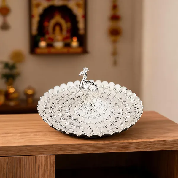 Metal_Decorative_Peacock_Feather_Decorative_Tray