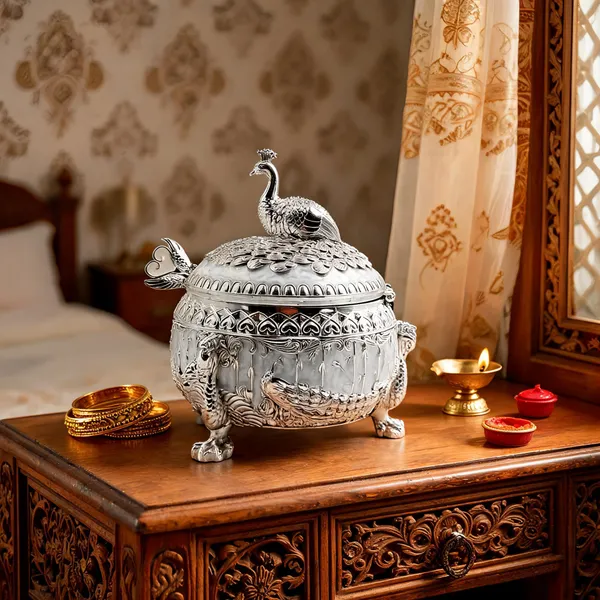 Metal_Traditional_Peacock_Embossed_Storage_Box