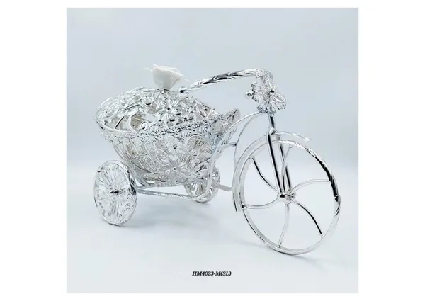 Metal_Ornate_Floral_Tricycle_Showpiece