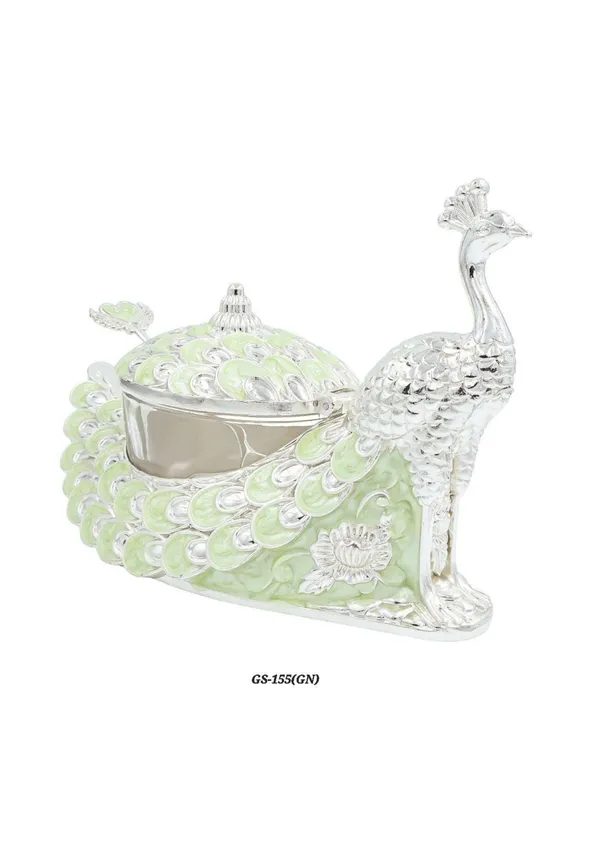 Metal_Decorative_Peacock_Lidded_Serving_Bowl