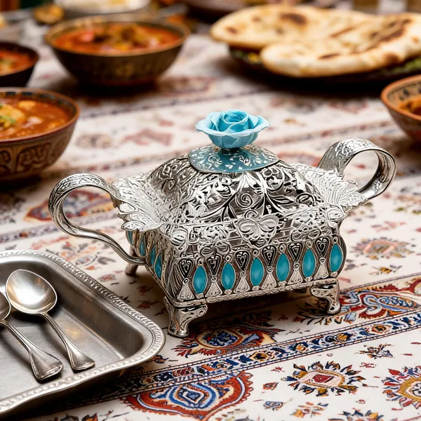 Metal_Ornate_Floral_Covered_Serving_Bowl