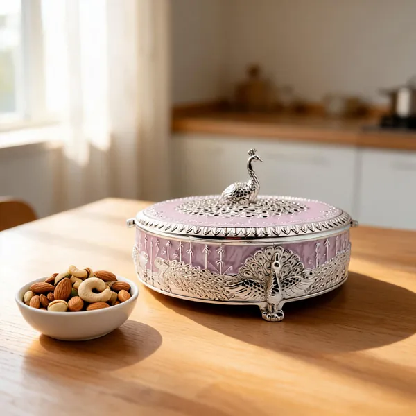 Metal_Decorative_Peacock_Design_Compartment_Dry_Fruit_Box