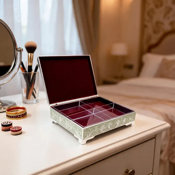 Metal_Ornate_Floral_Compartment_Storage_Box
