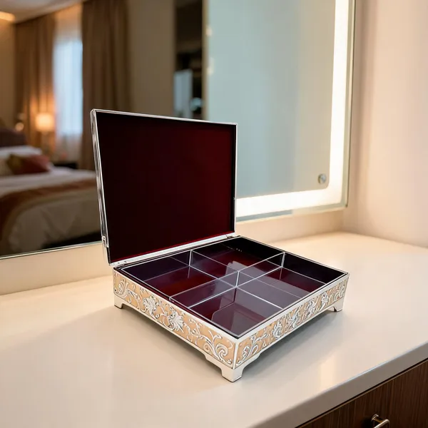 Metal_Decorative_Floral_Pattern_Compartment_Storage_Box