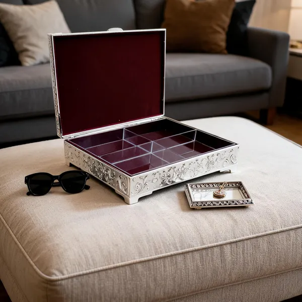 Metal_Ornate_Floral_Pattern_Decorative_Storage_Box