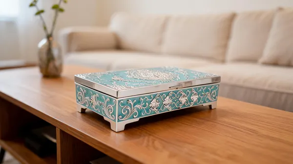 Metal_Ornate_Floral_Storage_Box