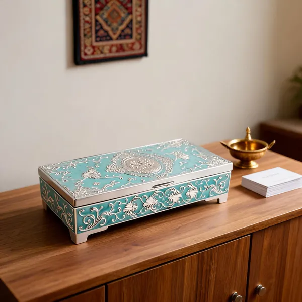 Metal_Ornate_Floral_Storage_Box