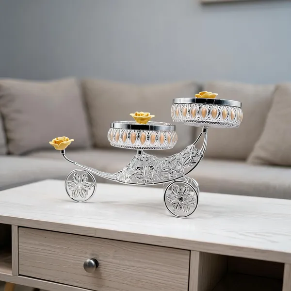 Metal_Ornate_Floral_Decorative_Cart