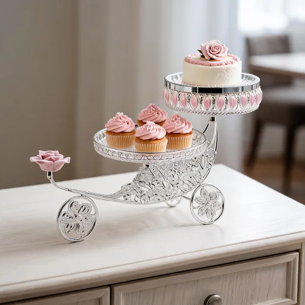 Metal_Floral_Two_Tier_Display_Stand