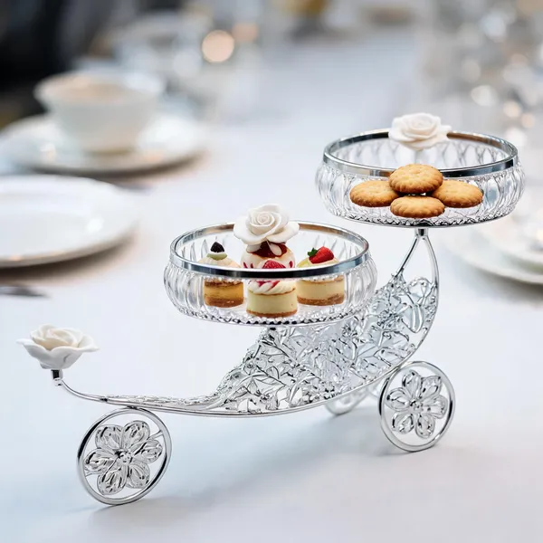 Metal_Floral_Two_Tier_Serving_Stand