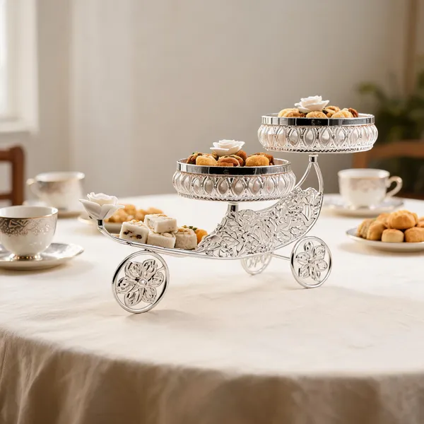 Metal_Floral_Two_Tier_Serving_Stand