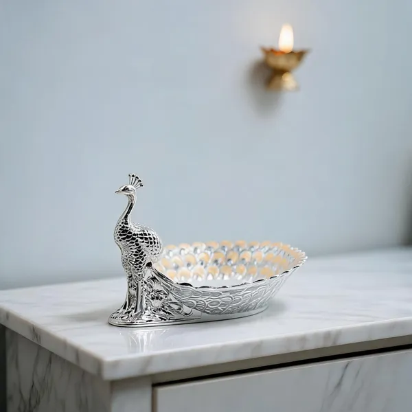 Metal_Decorative_Peacock_Design_Bowl_Silver