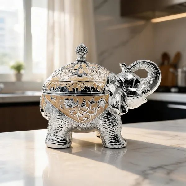 Metal_Ornate_Elephant_Pattern_Decorative_Storage_Container
