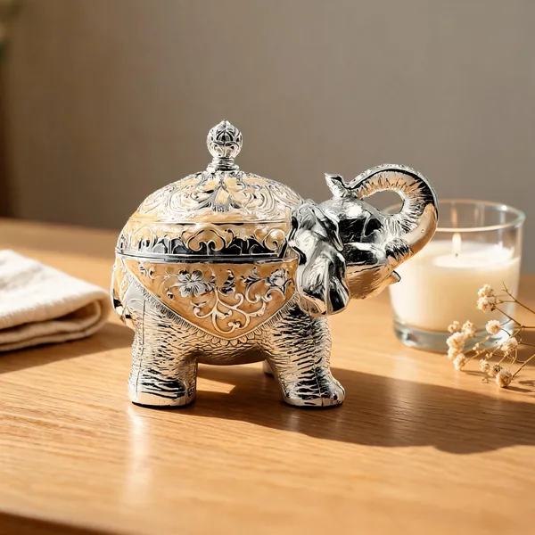 Metal_Ornate_Elephant_Pattern_Decorative_Storage_Container