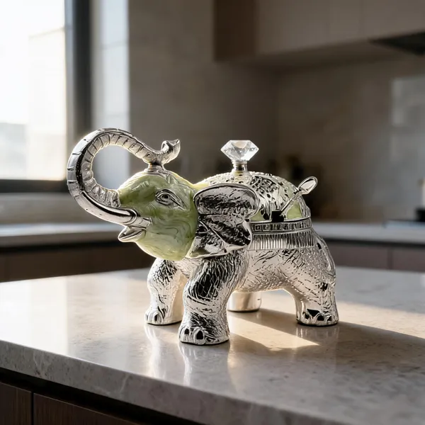 Metal_Elephant_Motif_Decorative_Storage_Container