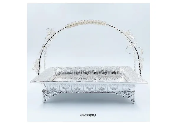 Metal_Festive_Ornate_Silver_Swing_Cradle