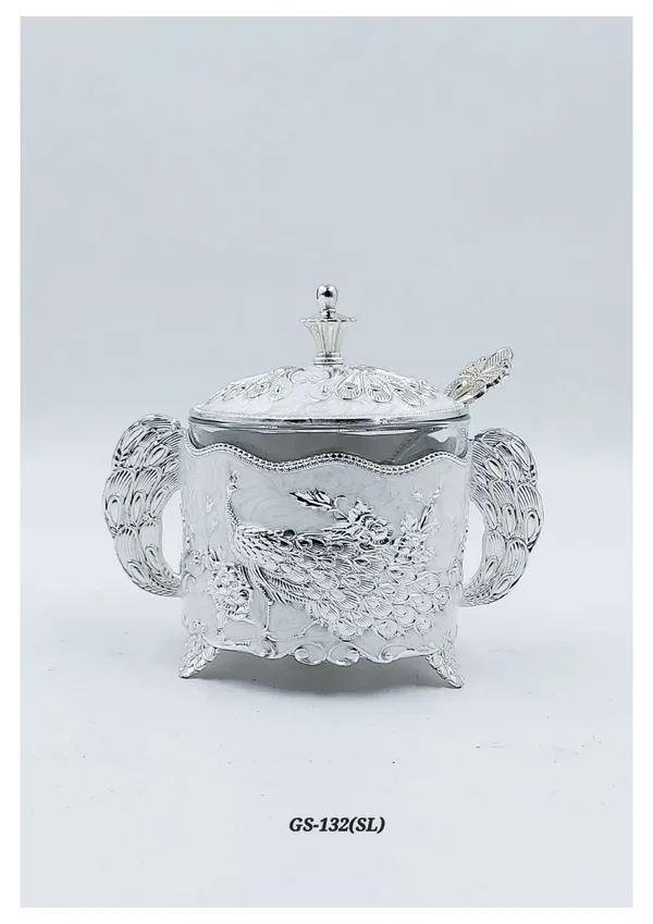 Metal_Ornate_Floral_Pattern_Lidded_Sugar_Bowl