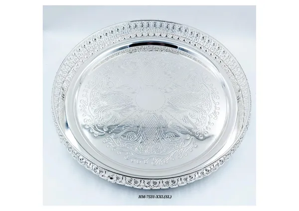 Metal_Traditional_Floral_Embossed_Pooja_Thali