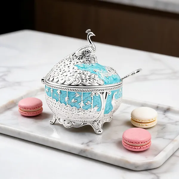 Metal_Decorative_Peacock_Pattern_Lidded_Serving_Bowl