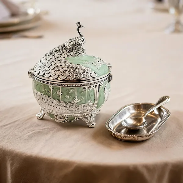 Metal_Traditional_Peacock_Motif_Covered_Serving_Bowl