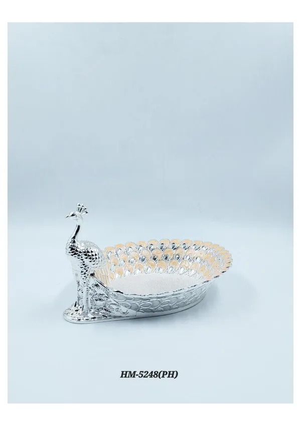 Metal_Decorative_Peacock_Design_Bowl_Silver