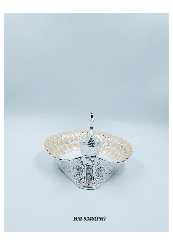Metal_Decorative_Peacock_Design_Bowl_Silver
