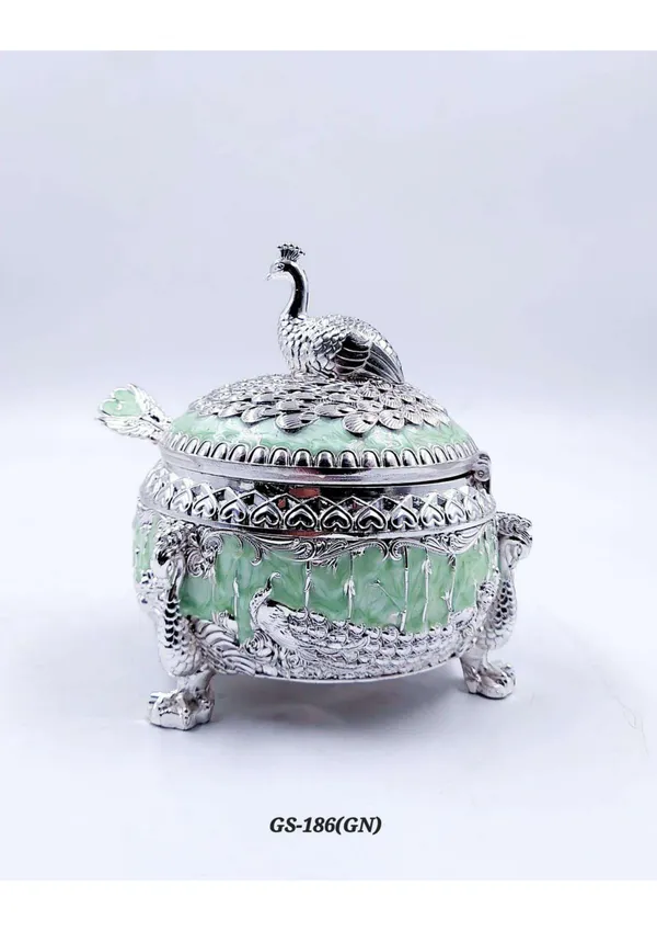 Metal_Decorative_Peacock_Design_Covered_Serving_Bowl