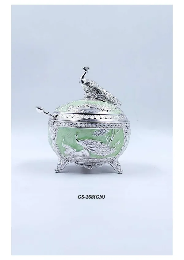 Metal_Decorative_Peacock_Motif_Green_Decorative_Bowl