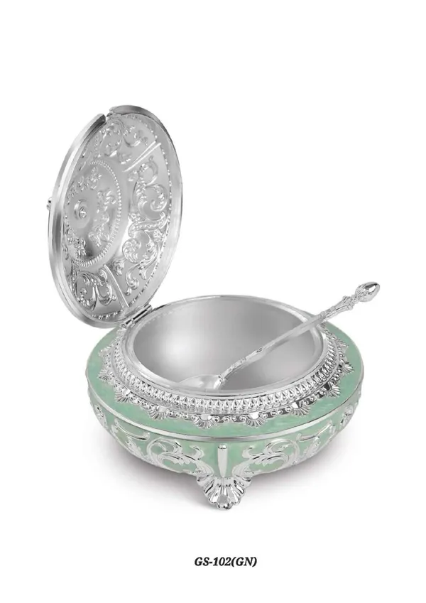 Metal_Traditional_Floral_Pattern_Covered_Serving_Bowl_With_Spoon