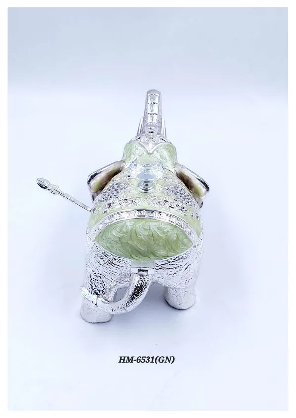 Metal_Elephant_Motif_Decorative_Storage_Container
