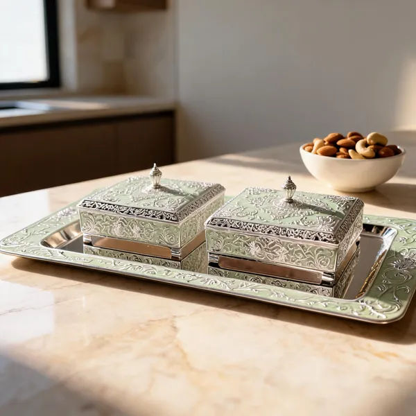 Metal_Traditional_Floral_Pattern_Two-Piece_Dry_Fruit_Box_Set