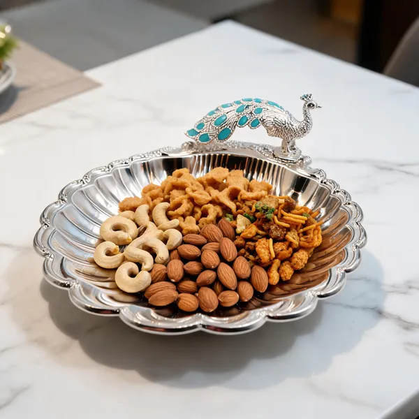 Metal_Decorative_Peacock_Serving_Dish