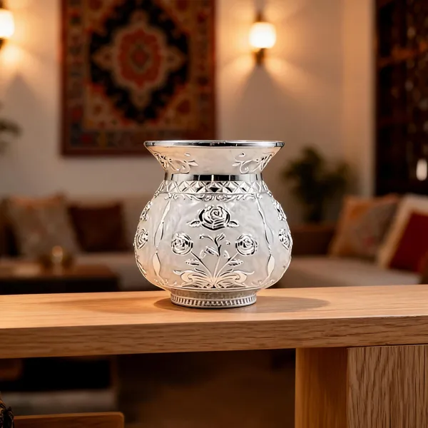 Metal_Decorative_Floral_Pattern_Silver_Vase
