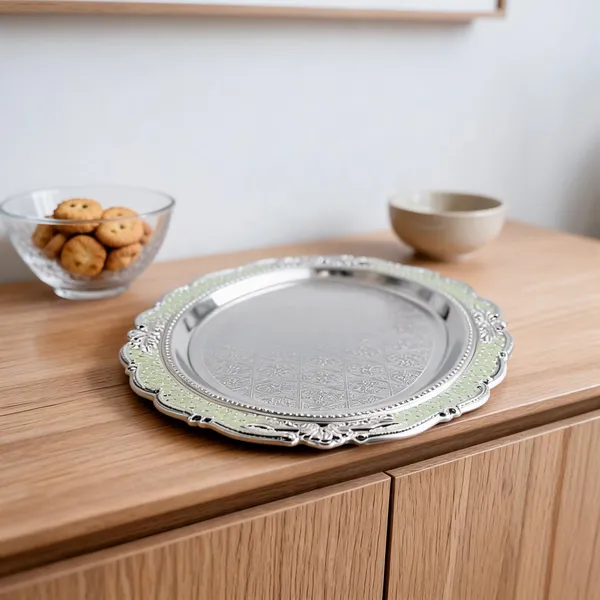 Metal_Ornate_Geometric_Pattern_Oval_Serving_Tray