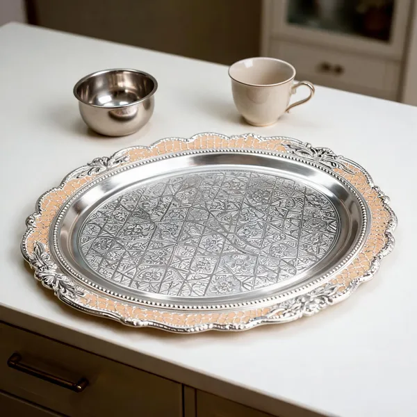 Metal_Ornate_Oval_Serving_Tray