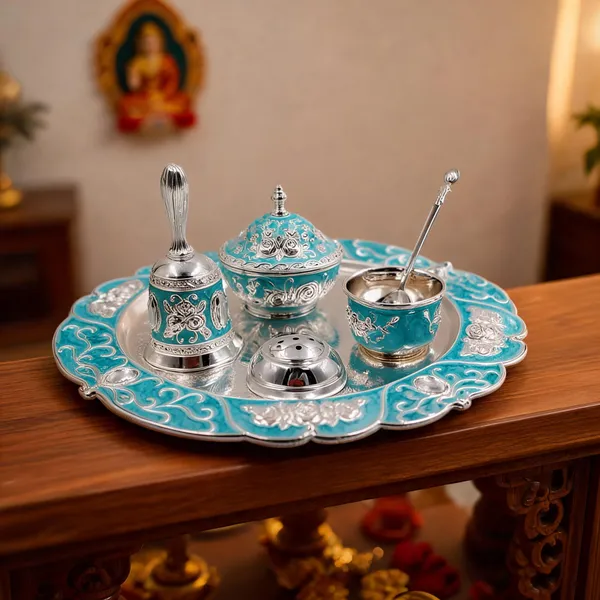 Metal_Traditional_Ornate_Pooja_Thali