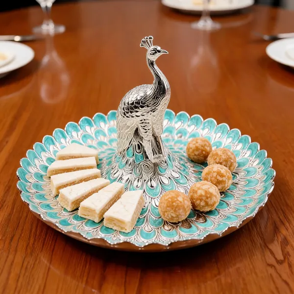 Metal_Decorative_Peacock_Serving_Platter