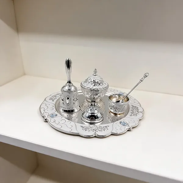 Metal_Traditional_Floral_Pooja_Thali_Set_Silver