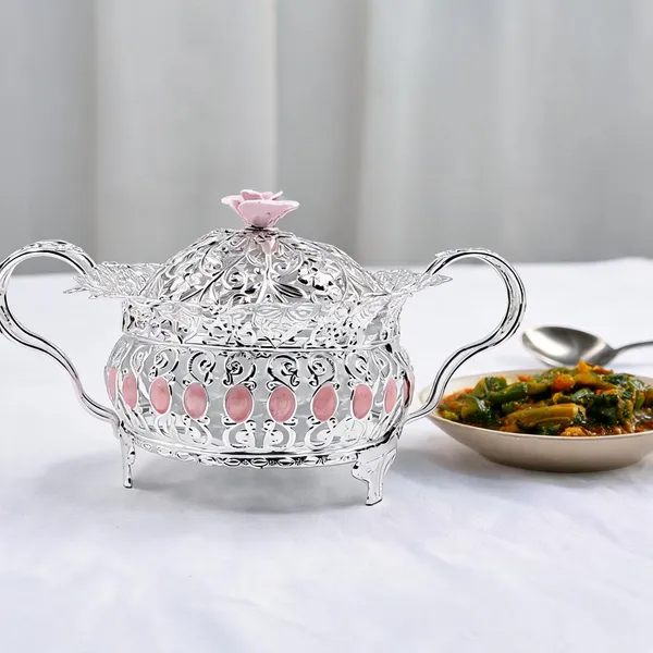 Metal_Traditional_Ornate_Covered_Serving_Bowl