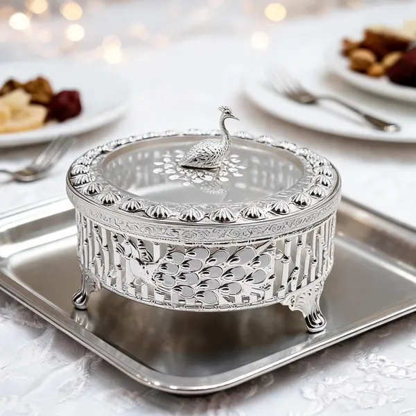 Metal_Ornate_Peacock_Covered_Serving_Bowl