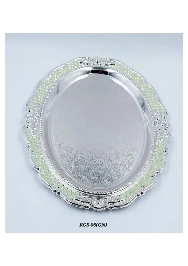 Metal_Ornate_Geometric_Pattern_Oval_Serving_Tray