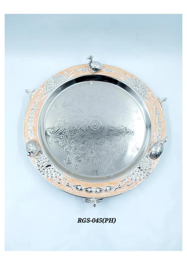 Metal_Decorative_Bird_Motif_Decorative_Tray