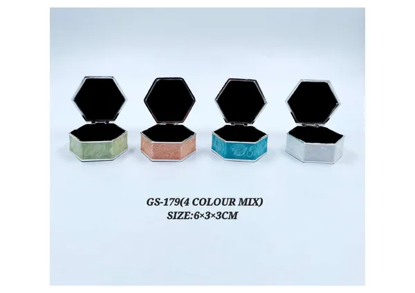 Metal_Decorative_Hexagonal_Storage_Box_Set_Multicolour