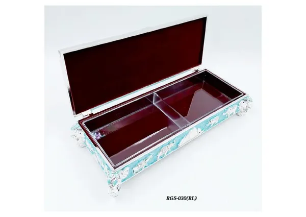 Metal_Decorative_Elephant_Motif_Compartment_Storage_Box