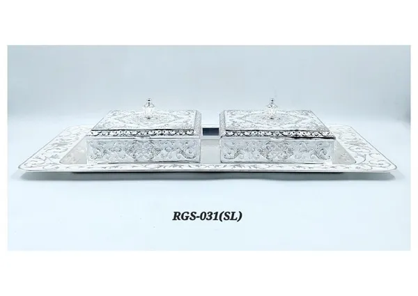 Metal_Ornate_Floral_Tray_With_Covered_Boxes_Set